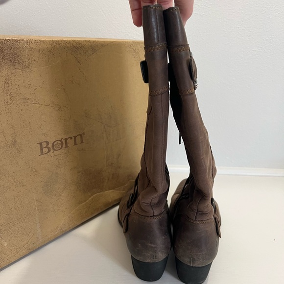 Born: Tall Leather Riding Boots - Picture 4 of 8